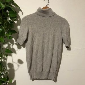 Michael Kors 100% Cashmere Short Sleeve Turtleneck